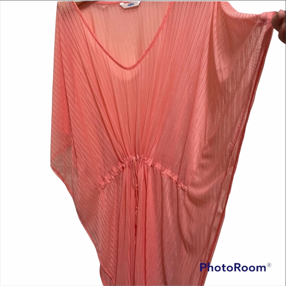 Aqua swimsuit cover up